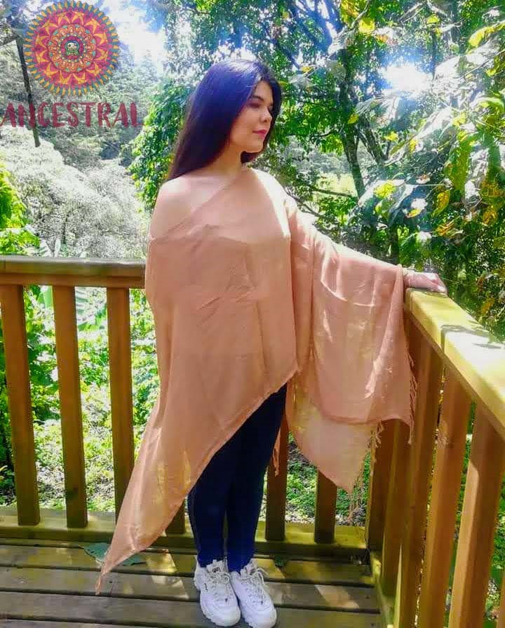 Cardigans: Sheer Silk Beige Cardigan